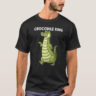 Cool Crocodile For Men Boys Alligator Reptile Anim T-Shirt