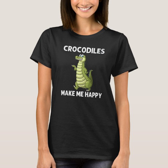 Cool Crocodile For Men Women Alligator Zookeeper Z T-Shirt (Front)