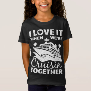 Cool Cruise Art Men Women Cruise Ship Couple Famil T-Shirt
