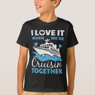 Cool Cruise Art Men Women Cruise Ship Couple Famil T-Shirt