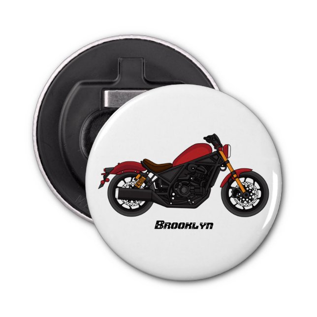 Cool cruiser style motorcycle bottle opener (Front)