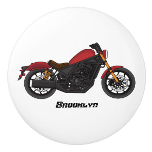 Cool cruiser style motorcycle ceramic knob