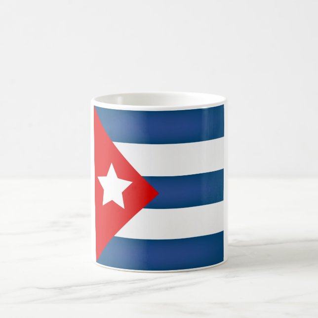 Cool Cuban Flag Coffee Mug (Center)