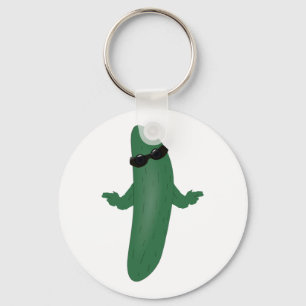 Cool Cucumber Key Ring