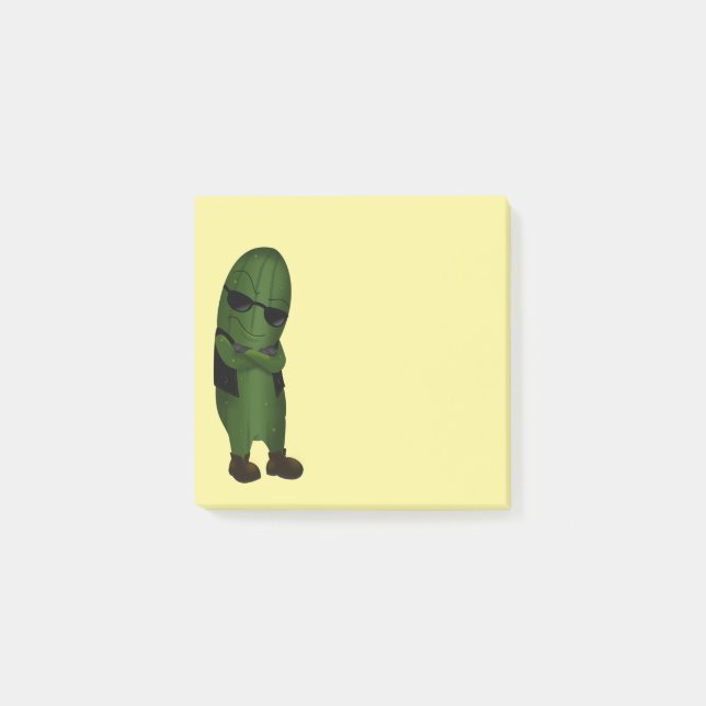 Cool Cucumber Post-it Notes (Front)