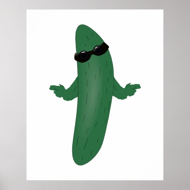 Cool Cucumber Poster (Front)