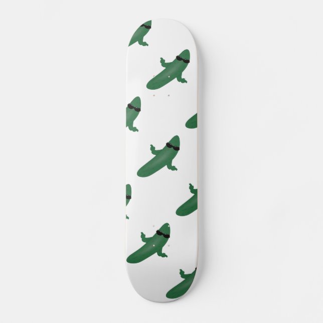 Cool Cucumber Skateboard (Front)