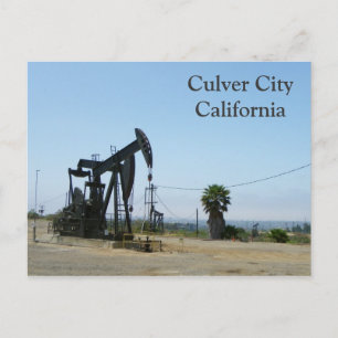 Cool Culver City/Oil Rig Postcard! Postcard