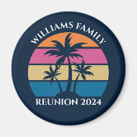 Cool Custom Beach Party Blue Palm Trees