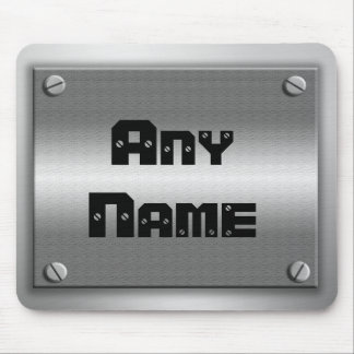 Cool Custom Metal Look Mousepad