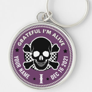 Cool Custom NA Recovery Skull Medallion Keytag  Ke Key Ring