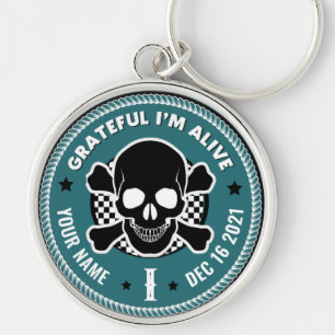 Cool Custom NA Recovery Skull Medallion Keytag  Ke Key Ring
