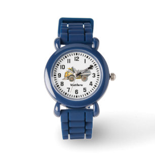 Cool Custom Name Construction Truck Watch