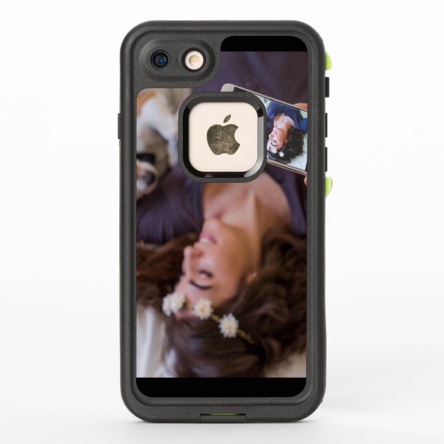 Cool Custom Personal Photo Full Bleed LifeProof iPhone Case (Back)