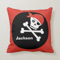 Cool Custom Pirate Kids Red Black
