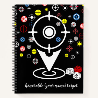 Cool custom target notbook journal college student