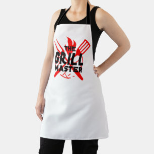 Cool Custom The Grill Master Mens Womens Apron