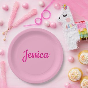 Cool Customisable Text Paper Plate