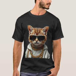 Cool, Cute, Gangster Cat T-Shirt