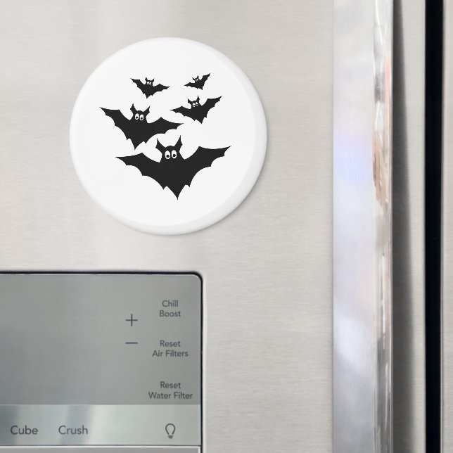 Cool cute Halloween bats magnet (In Situ (Fridge))