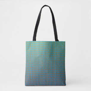 Cool Cute Modern Unique Square Pattern Tote Bag