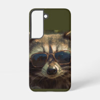 Cool Cute Racoon in Glasses Animal Humour Art