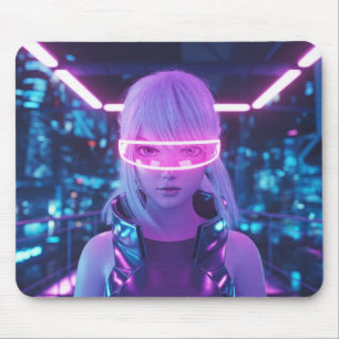 Cool Cyberpunk Anime Mousepad