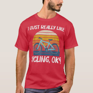 Cool Cycling Design For Men Women Biking Bicycle C T-Shirt