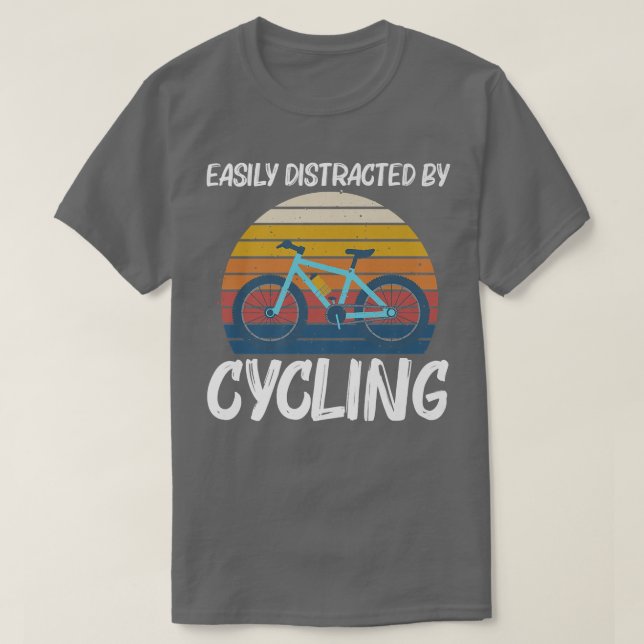 Cool Cycling Design For Men Women Biking Bicycle C T-Shirt (Design Front)