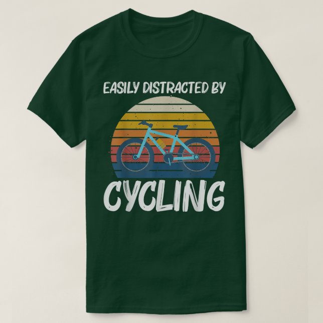 Cool Cycling Design For Men Women Biking Bicycle C T-Shirt (Design Front)