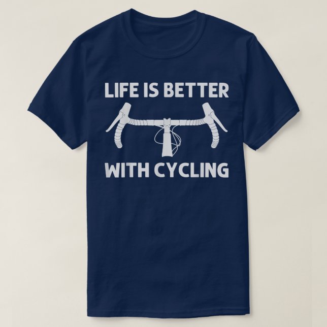 Cool Cycling For Men Women Cyclist Bike Rider Bicy T-Shirt (Design Front)