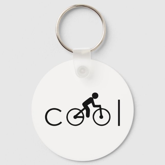 Cool Cycling Key Ring (Front)