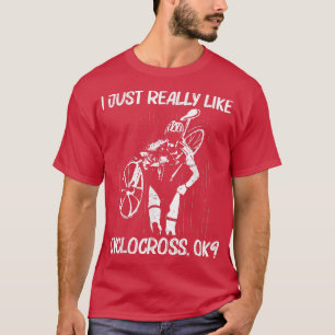 Cool Cyclocross Design For Men Women Bike Race Spo T-Shirt