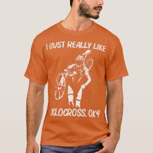 Cool Cyclocross Design For Men Women Bike Race Spo T-Shirt