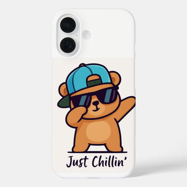 Cool Dab Bear Cartoon Case-Mate iPhone Case (Back)
