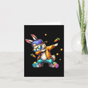 Cool Dab Bunny Easter Funny Kids Toddler Boys Mens Card