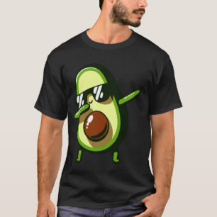 Cool Dabbing Avocado Funny Vegan Vegetarian Fruit  T-Shirt