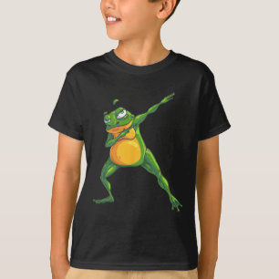 Cool Dabbing Frog Funny Hip-hop Tadpole Dancing Lo T-Shirt