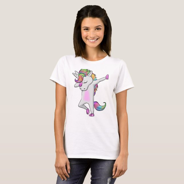 Cool Dabbing Unicorn Shirt (Front Full)