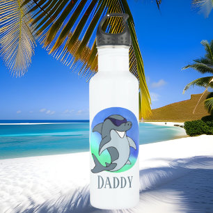 Cool Dad add name shark  710 Ml Water Bottle