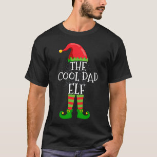 Cool Dad Elf Family Matching Christmas Group Funny T-Shirt