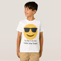Cool Dad Emoji Wearing Shades T-shirt