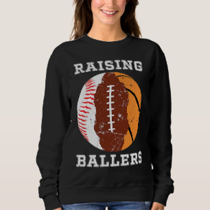 Cool  Dad Father Men Basketball  Football Baseball Sweatshirt
