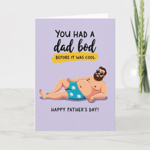 Cool Dad Floral Fathers Day Card