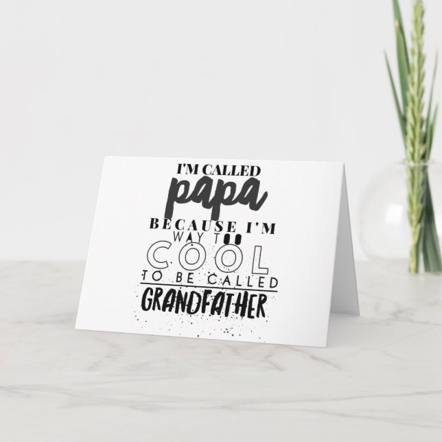 Cool Dad Gifts From Son Card (Front)