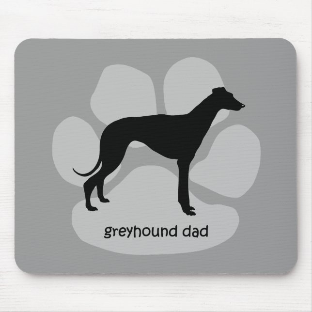 Cool dad greyhound mouse pad (Front)