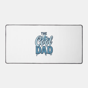 Cool Dad Mountain Vintage Graphic Design_1 Desk Mat