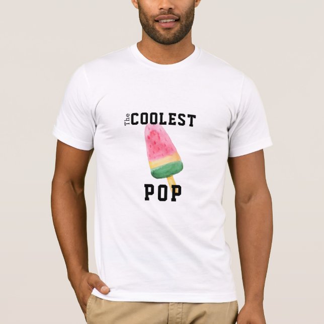 Cool Dad Puns Pop Tee, LOL Funny  T-Shirt (Front)