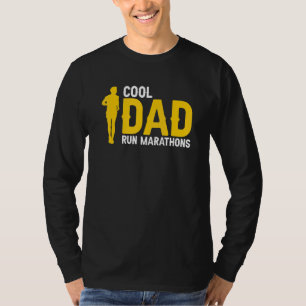 Cool DAD Run Marathons Awesome Runner For DADS Pre T-Shirt