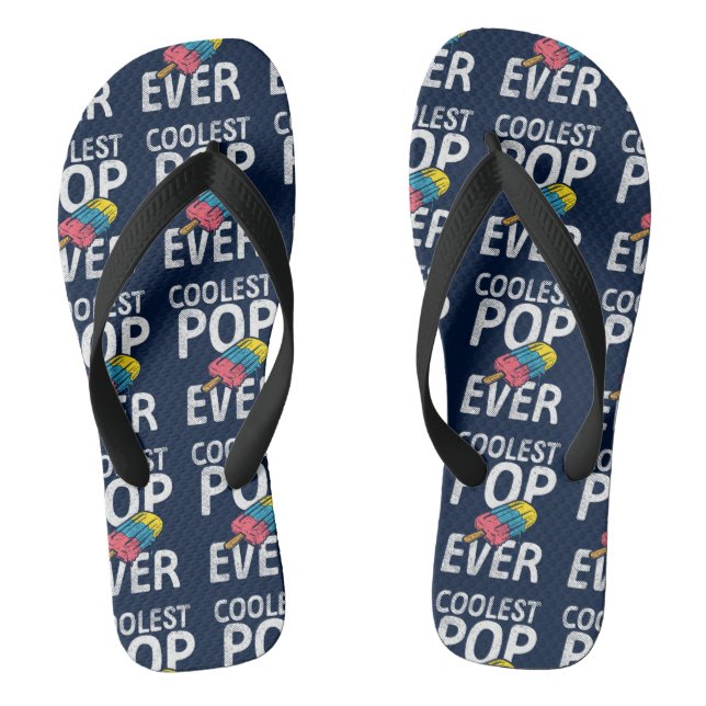Cool Dad Summer Vacation Matching Jandals (Footbed)